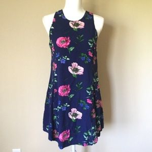 【Old Navy】Navy Blue Flower Dress